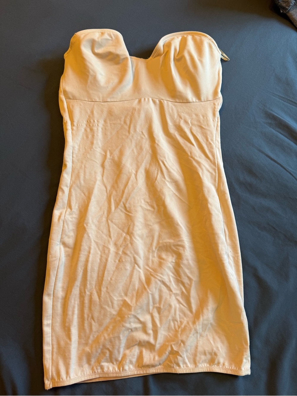 Strapless Bodycon Slip Dress